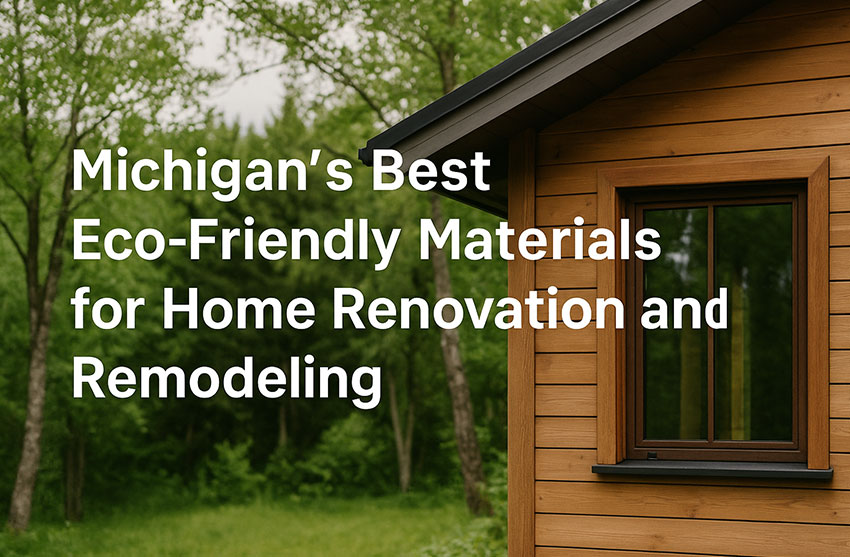 Top Eco-Friendly Renovation Materials for Michigan Homes